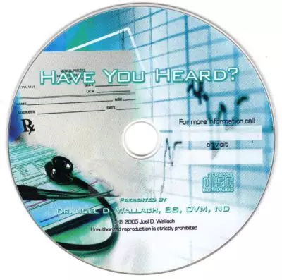CD - Have You Heard? - by Dr Joel Wallach
