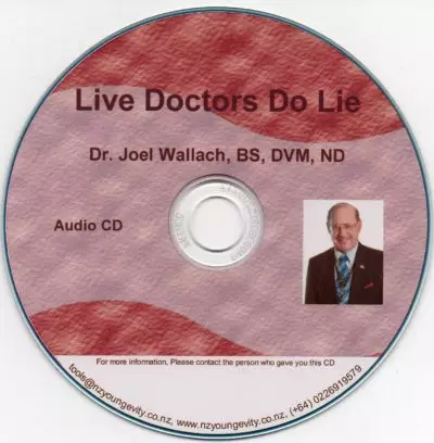 CD - Live Doctors Do Lie - by Dr Joel Wallach