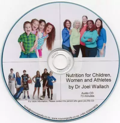 CD - Nutrition for Woman, Children and Athletes - by Dr Joel Wallach