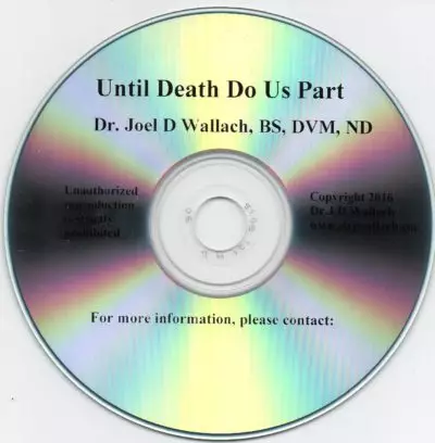 CD - Until Death Do Us Part - by Dr Joel Wallach