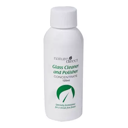 Nature Direct Glass Cleaner and Polisher Concentrate - 125ml